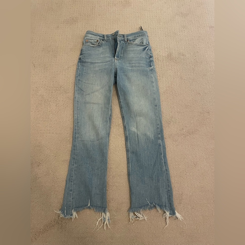 Zara the dreed flare jeans